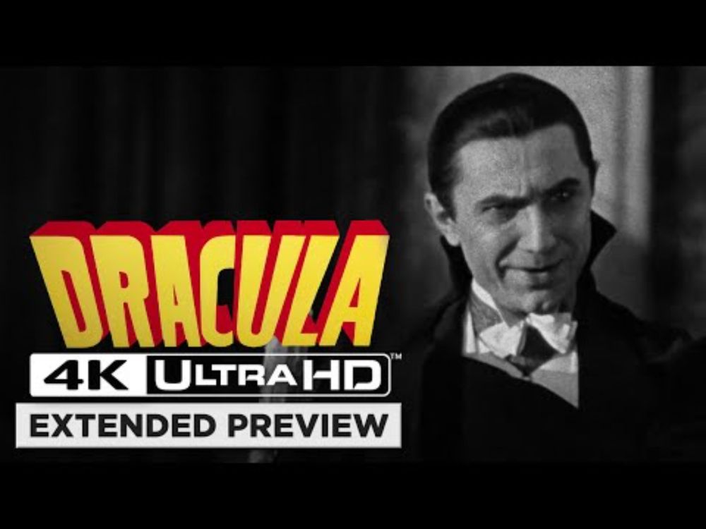 Dracula in 4K Ultra HD | "I Am Dracula, I Bid You Welcome" | (90th Anniversary) Extended Preview