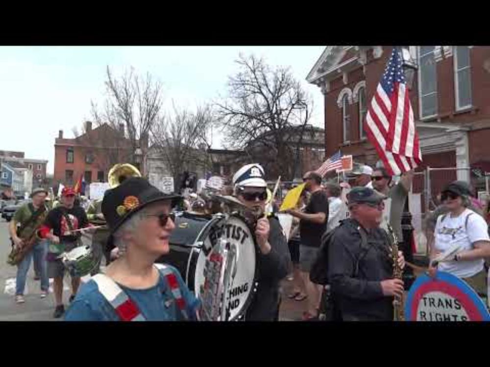 No Kings! What a Circus! Save our Democracy-Protest! Portsmouth,NH 4/19/25