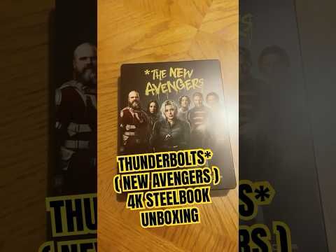 THUNDERBOLTS* 4K STEELBOOK BLU-RAY UNBOXING. #Marvel #Unboxing #Thunderbolts
