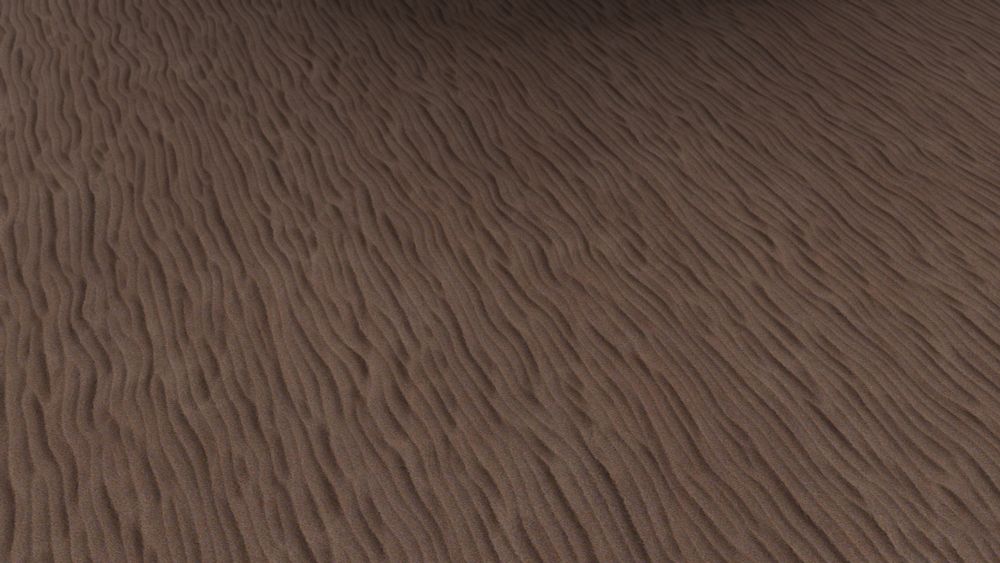 a retro pixelated tan sand texture in diffused lighting mapped on a plane