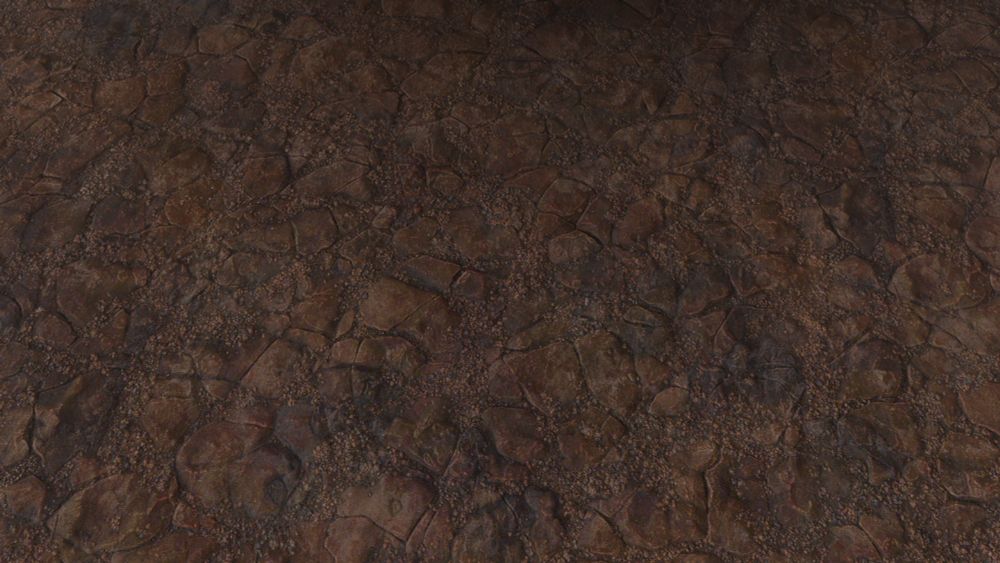 same as before, but now rocky ground with small gravel chunks