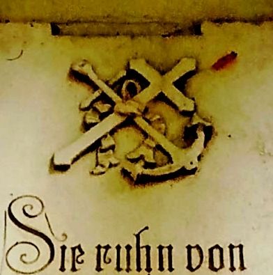 Enlargement of the Faith Love Hope symbol.