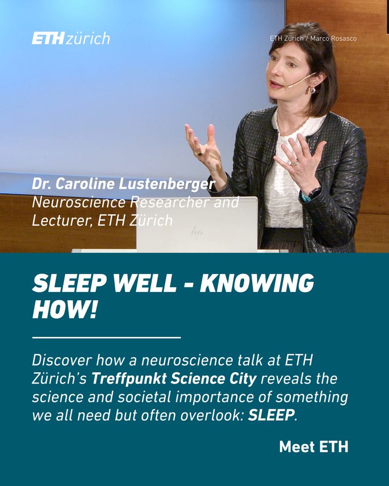 Dr. Caroline Lustenberger at ETH Zürich’s Treffpunkt Science City Spring 2025 at ETH Hönggerberg Campus.