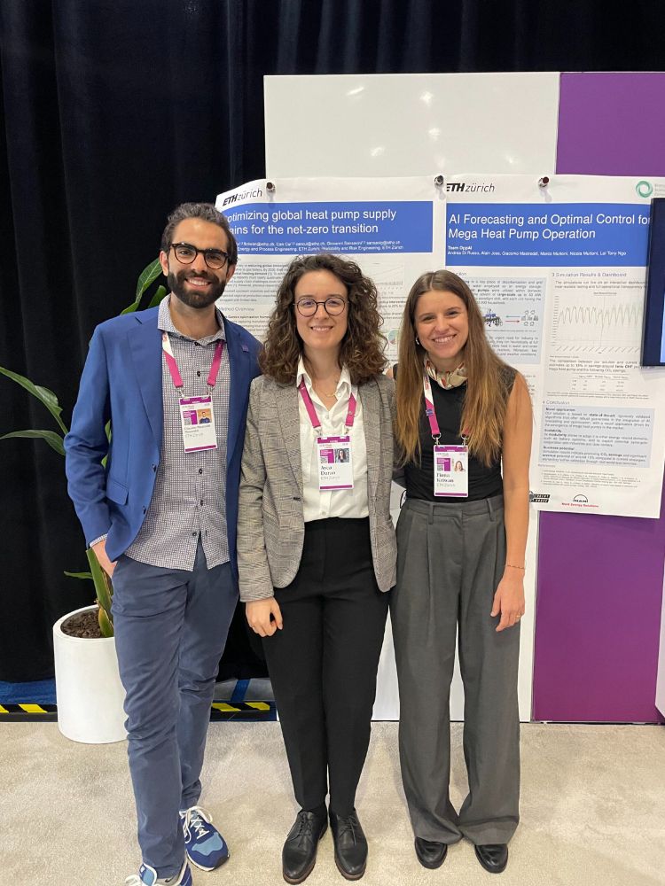 three ETH students united in Houston to attend CERAWeek 2025, an energy conference organized by S&P Global. 