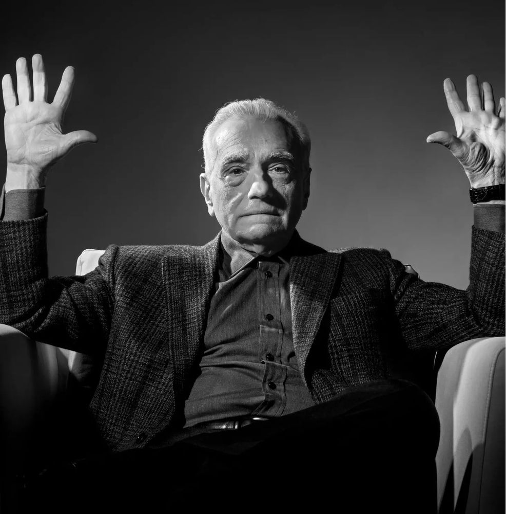 martin scorcese in the "absolute cinema" pose