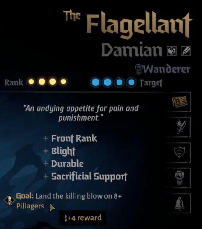 Old UI
As you can see, there are tabs for previewing skills, traits, paths, and lore.