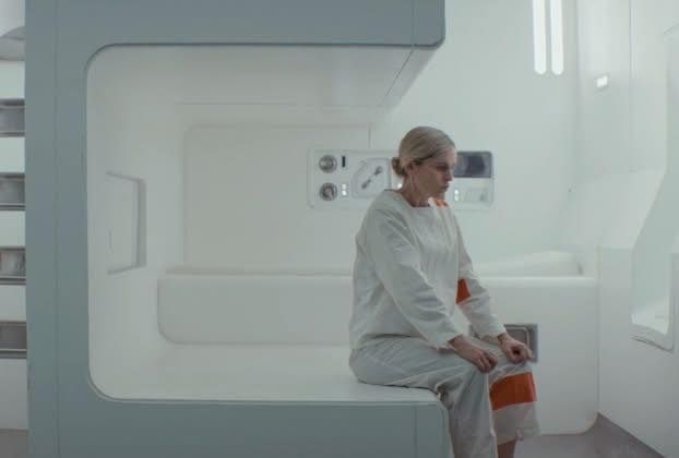 A nazi sitting in jail.