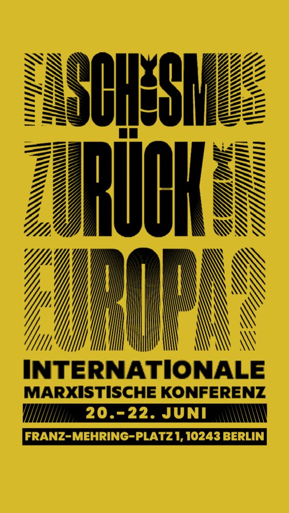 Conference Poster: Fascism back in Europe?