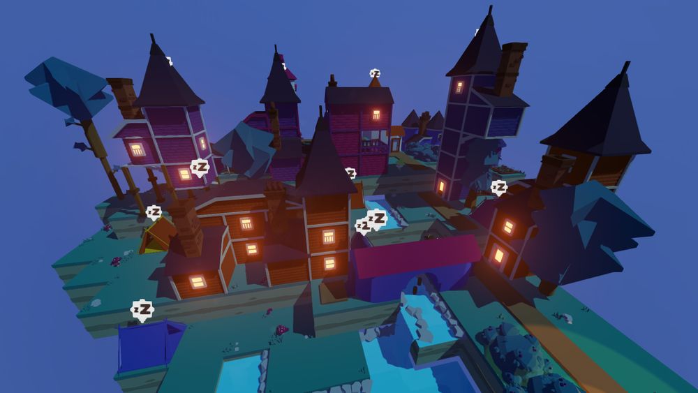 A screenshot of Brick & Bramble, a prototype created with luxe engine