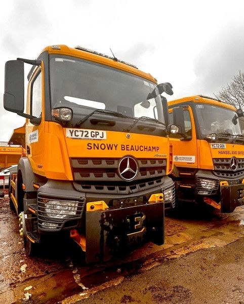 A gritter named for Joey Beauchamp 