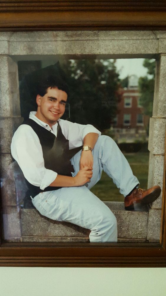 Me, in a portrait taken in 1990. 