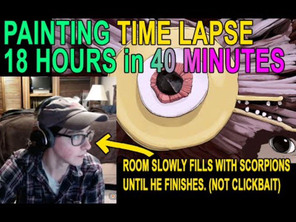 Three Days of Painting in 1500x Speed (With Commentary)