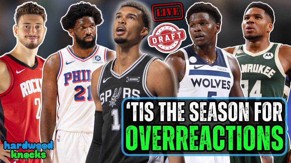 Hardwood Knocks is  LIVE over @hardwoodknocksnba.bsky.social holding our first annual nba overreactions draft!

come hang ⤵️

https://www.youtube.com/watch?v=m9R9oR0rOKw
