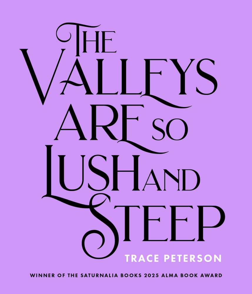 book cover for The Valleys Are So Lush and Steep by Trace Peterson