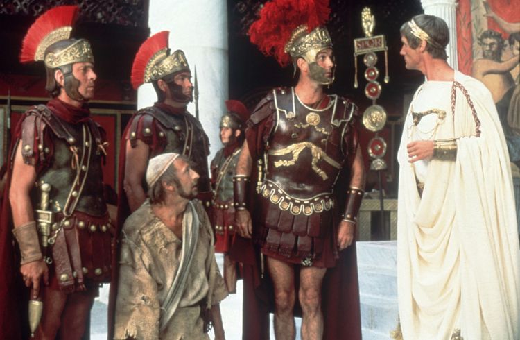 The infamous "Biggus Dickus" scene from the movie "Life of Brian"