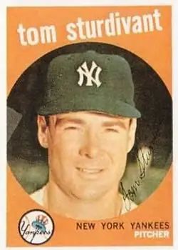 Baseball card for Tom Sturdivant