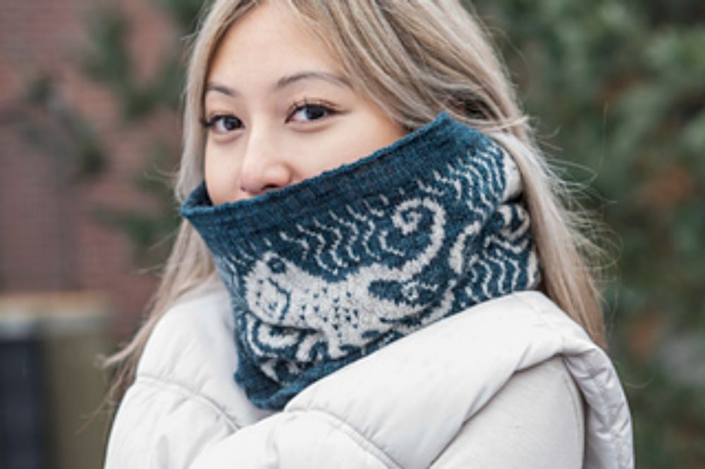 Octopus Cowl pattern by Elizabeth Elliott