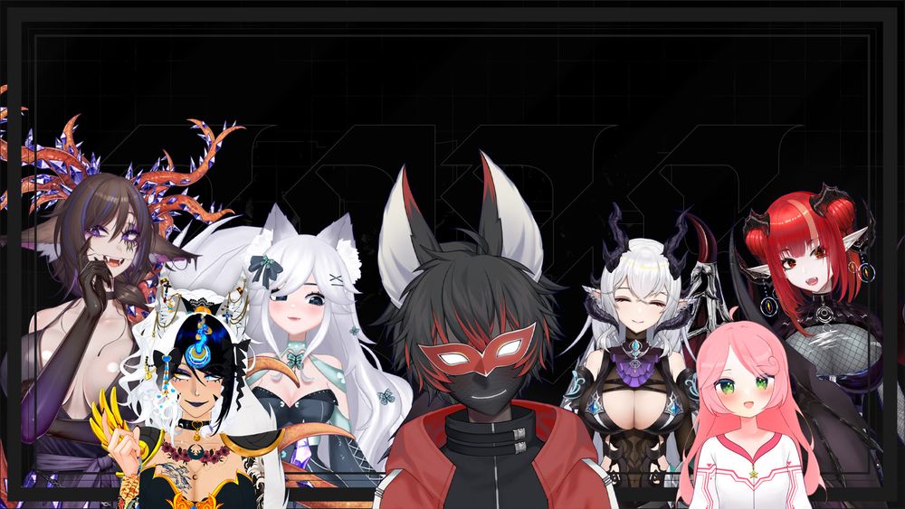 Revity, Veri, Pews, Redfox, Aveevanor, Inklypuff and Evika (Displayed from Left to Right) as a celebration of New Years