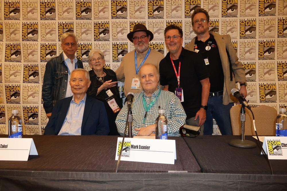 Paul Levitz, George Takei, Maggie Thompson, Tom Brevoort, Mark Evanier, Chris Ryall and Glenn Hauman