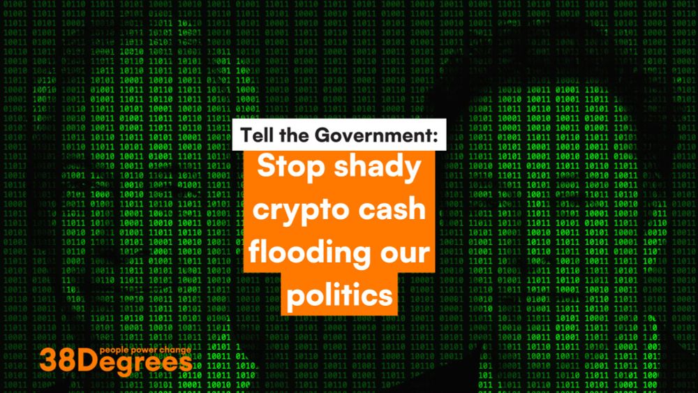 🚨 Nigel Farage’s Reform UK just opened the floodgates to dark money in our politics by becoming the first UK party to accept untraceable crypto donations. That's why I've signed the petition to stop s...