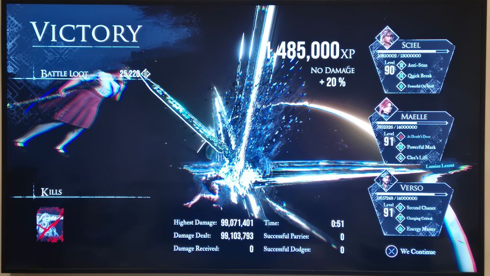 Simon getting absolutely destroyed by Maelle thanks to Verso and Sciel setting her up for greatness! 