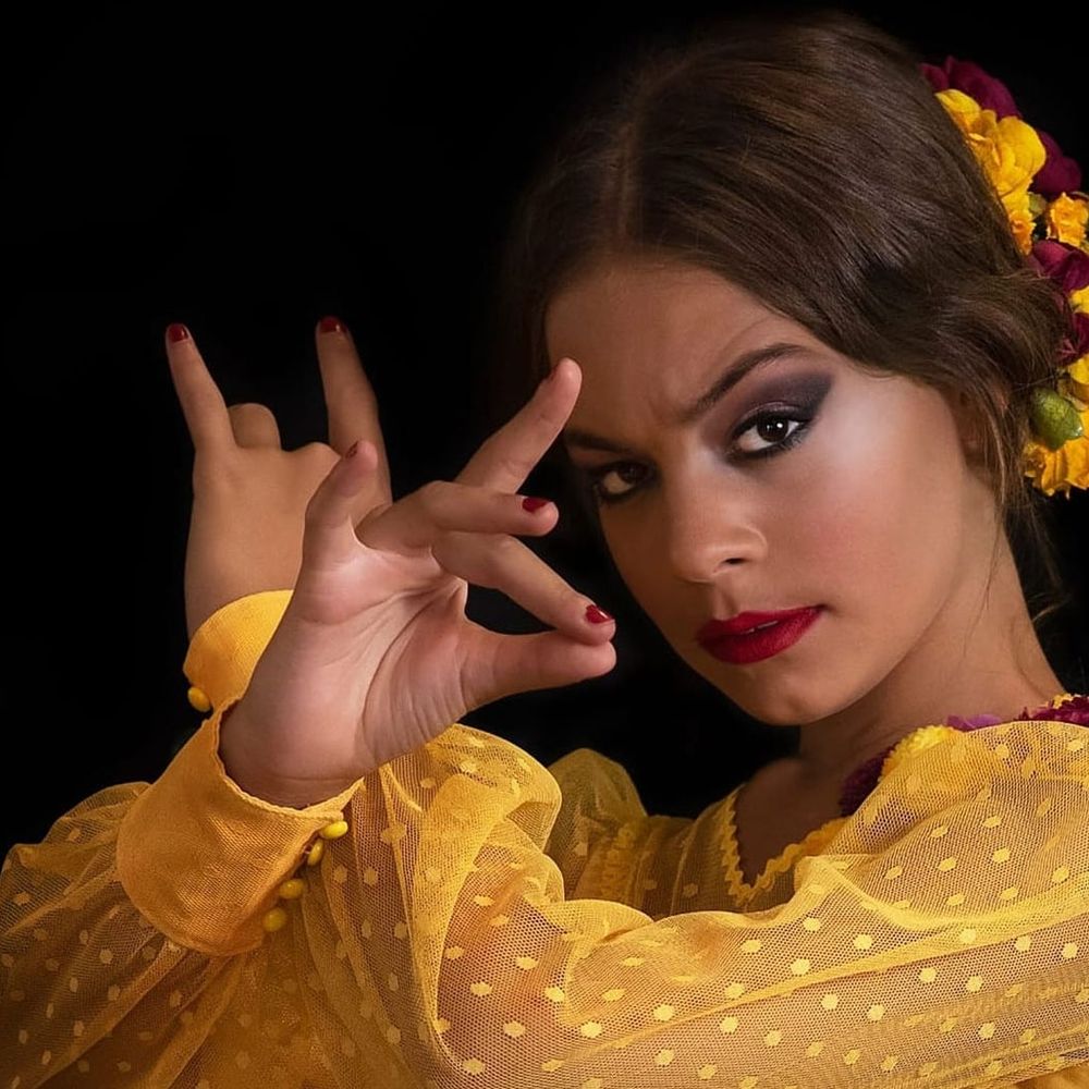 La danseuse de flamenco Lucia Benavides.