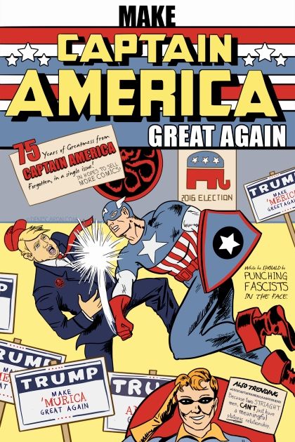 Can we ever get enough?
Can America fight back enough?

Make America great?
Resist.
Speak out.
Stand up.
Don't obey in advance.
