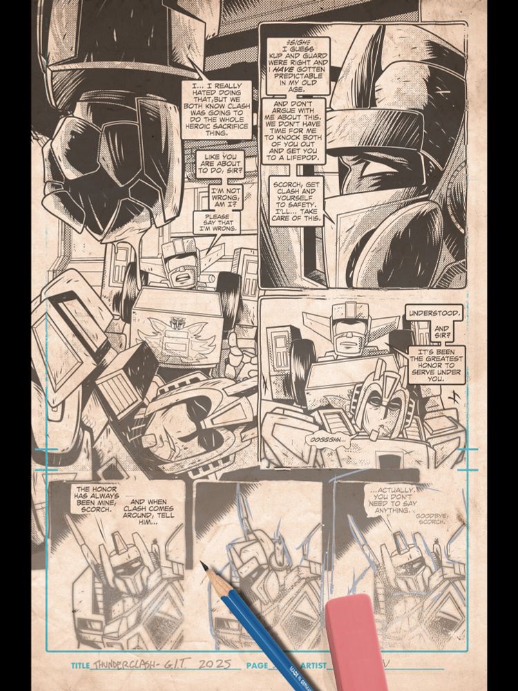 Hyperdrive bids farewell to Scorch and Clash. Reality breaks down to pencils and layouts. 