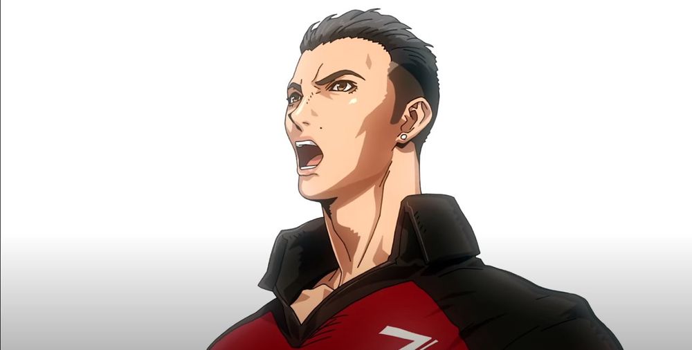 screencap of Ronaldo from the anime promo of the latest Garou fighting game