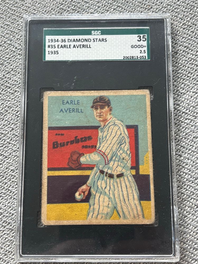 Diamond Stars Earl Averill 