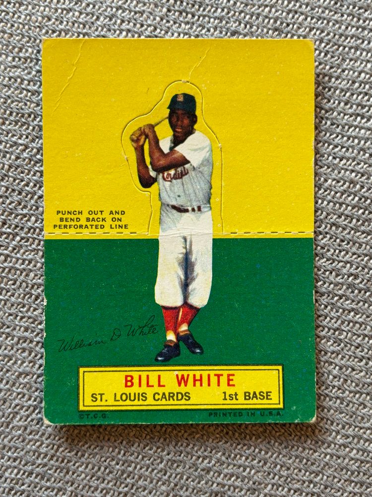 1964 Topps Stand Up Bill White 