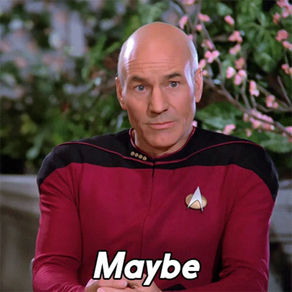 Maybe Captain Jean Luc Picard GIF