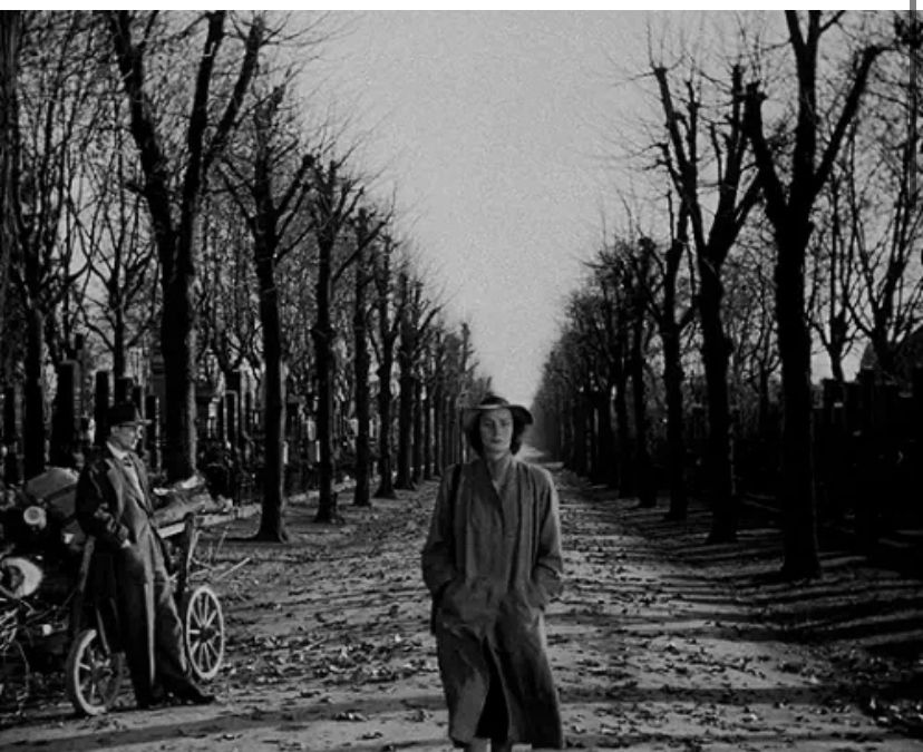 Valli walks past Joseph Cotton as though he was not there, leaving him to go home with nothing.