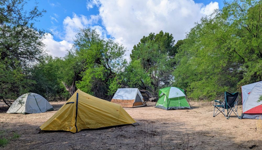 Colorful tents