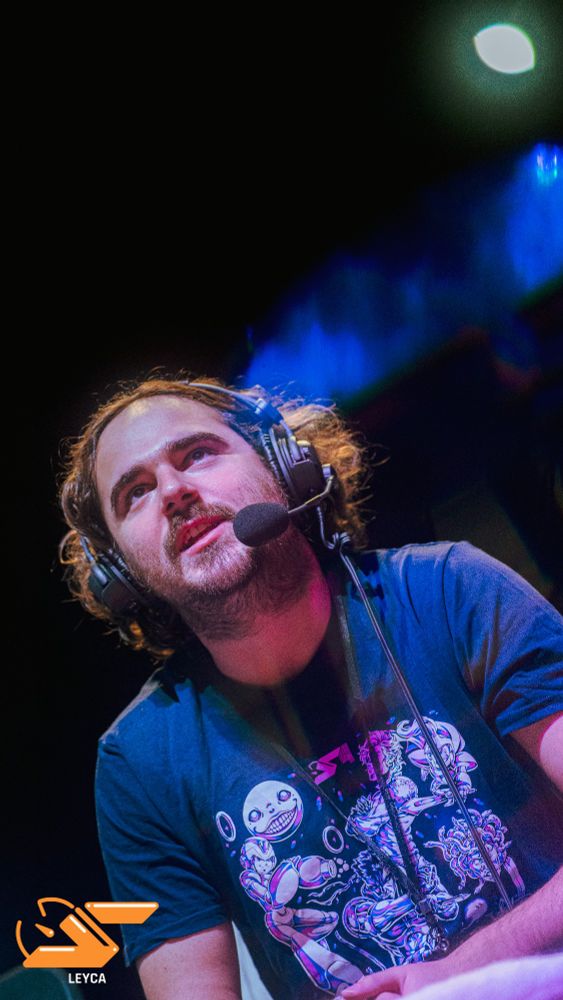 Moi même commentant la run de Kuru Kuru Kururin à Speedons 5