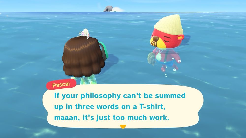 If your philosophy can’t be summed up in three words on a T-shirt, maaan, it’s just too much work.