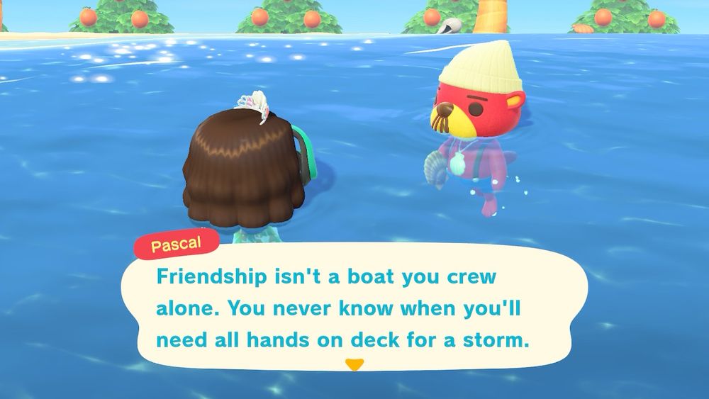 Friendship isn’t a boat you crew alone.  You never know when you’ll need all hands on deck for a storm.