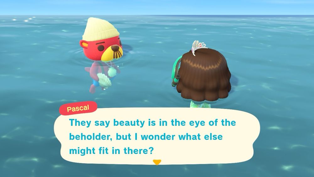 They say beauty is in the eye of the beholder, but I wonder what else might fit in there?