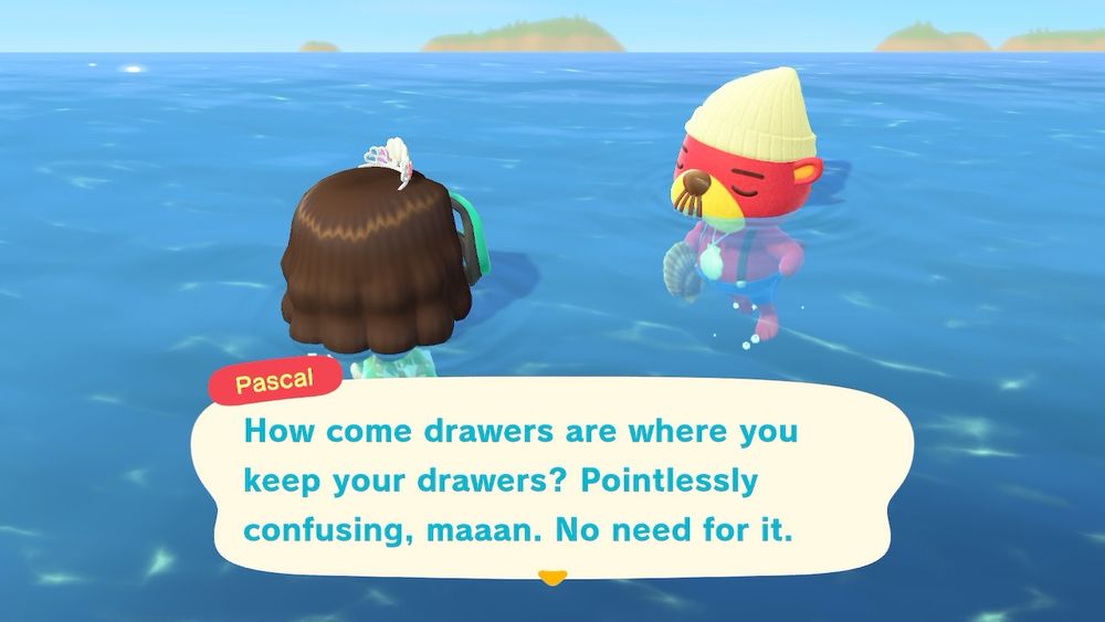 How come drawers are where you keep your drawers?  Pointlessly confusing, maaan.  No need for it.