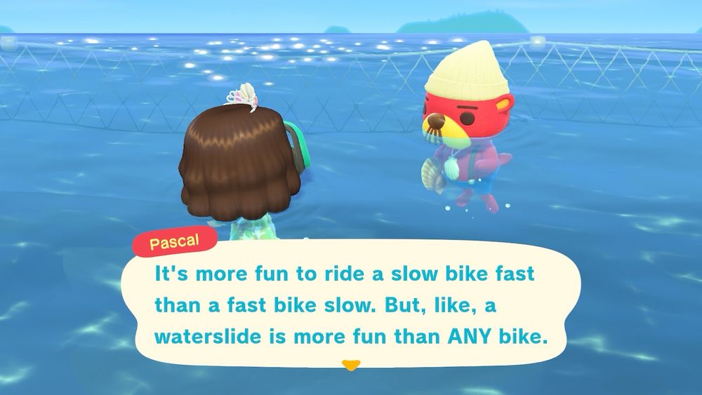 It’s more fun to ride a slow bike fast than a fast bike slow.  But, like, a waterslide is more fun than ANY bike.