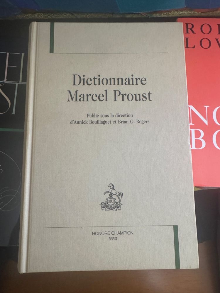 Dictionnaire Marcel Proust. 