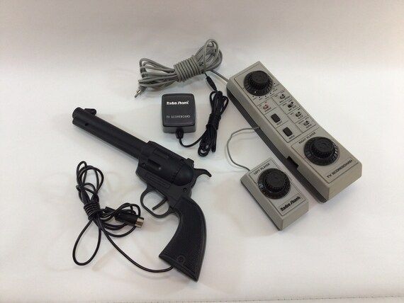 Radio Shack Pong system with light gun