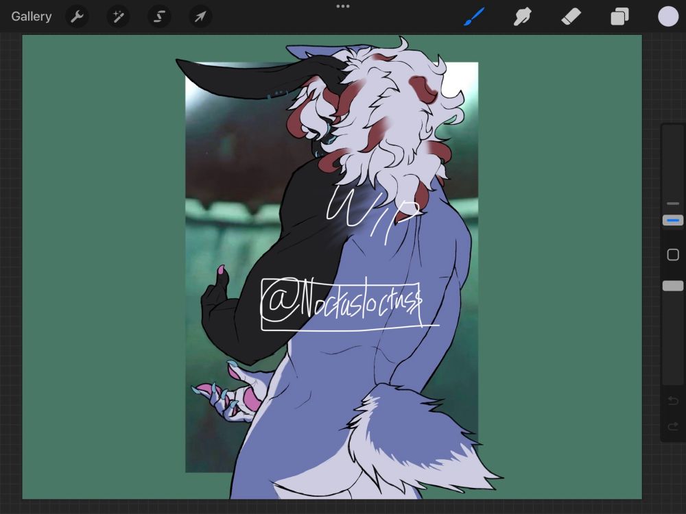 his hair was a NIGHTMARE to draw but at least it looks decent so far