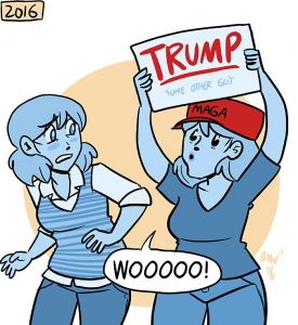 2016 Sign: Trump and some other guy 