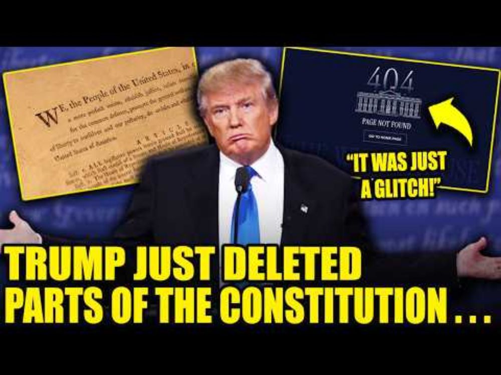 Trump DELETES Part of Constitution and It BLOWS UP In His Face