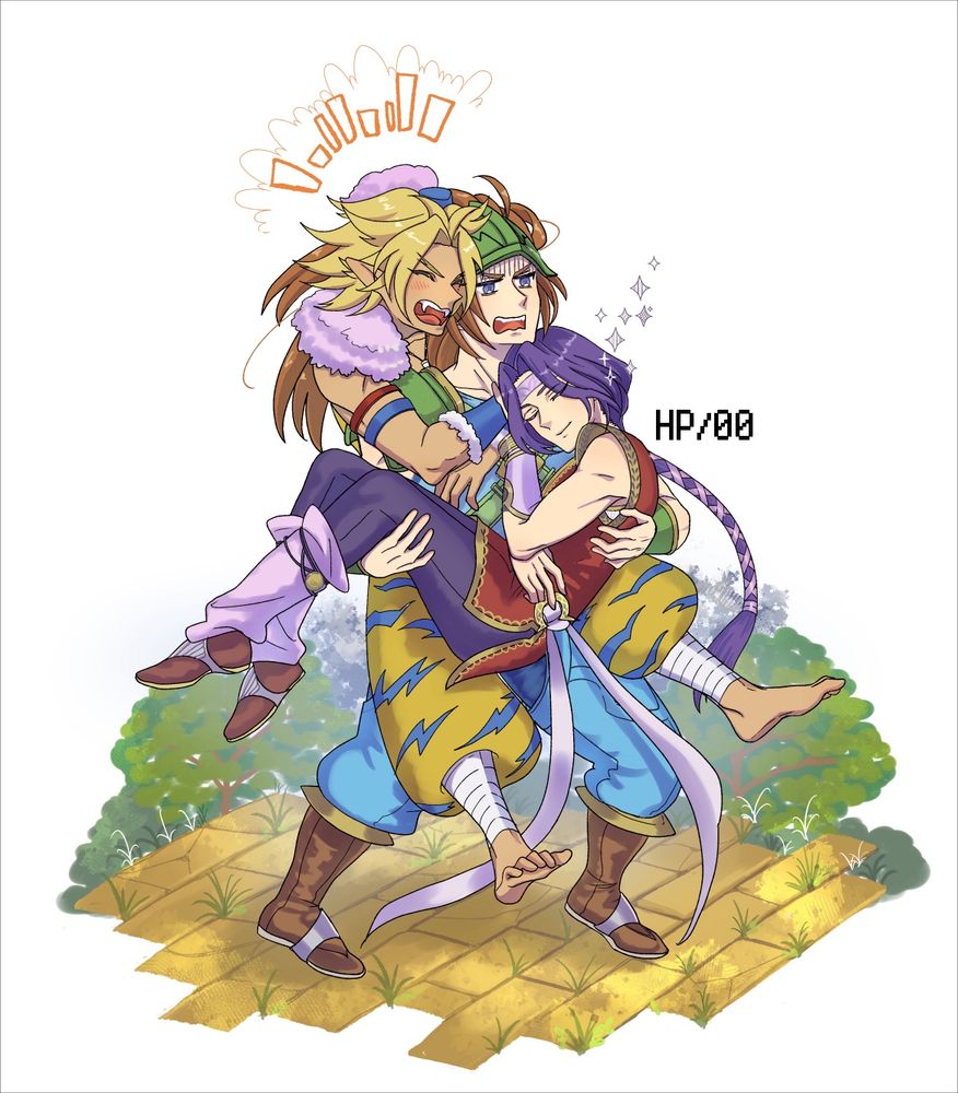 聖剣伝説3
デュラン、ケヴィン、ホークアイの男子パーティ