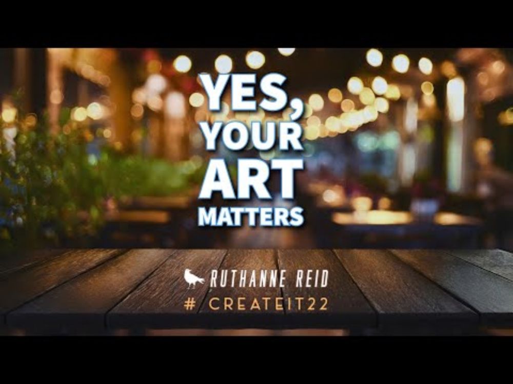 Mister Rogers says your art matters. Here's how. #createit22 #writerswrite #artistadvice