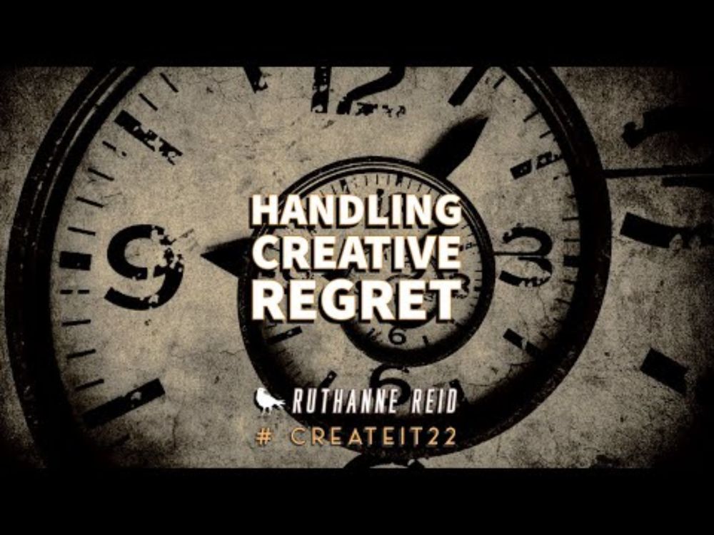 It's time to deal with creative regret. #createit22 #regret #writingtips #arttips #foryou