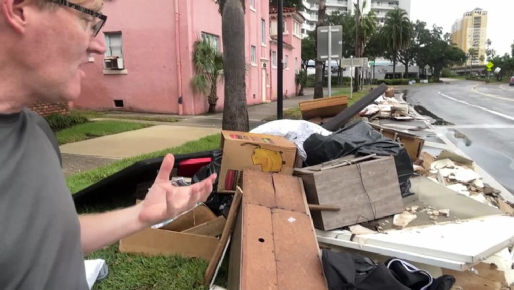 Debris from Helene still lingers as the next hurricane approaches