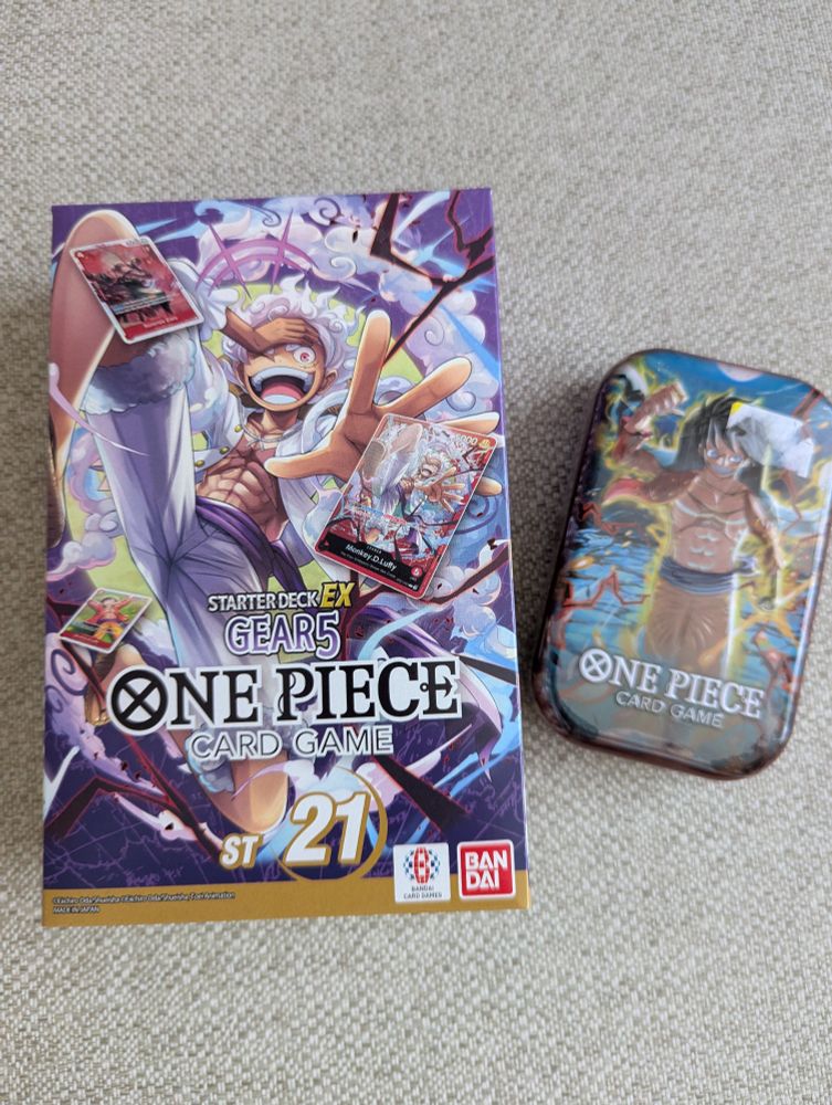 Two packs of One Piece card game cards 